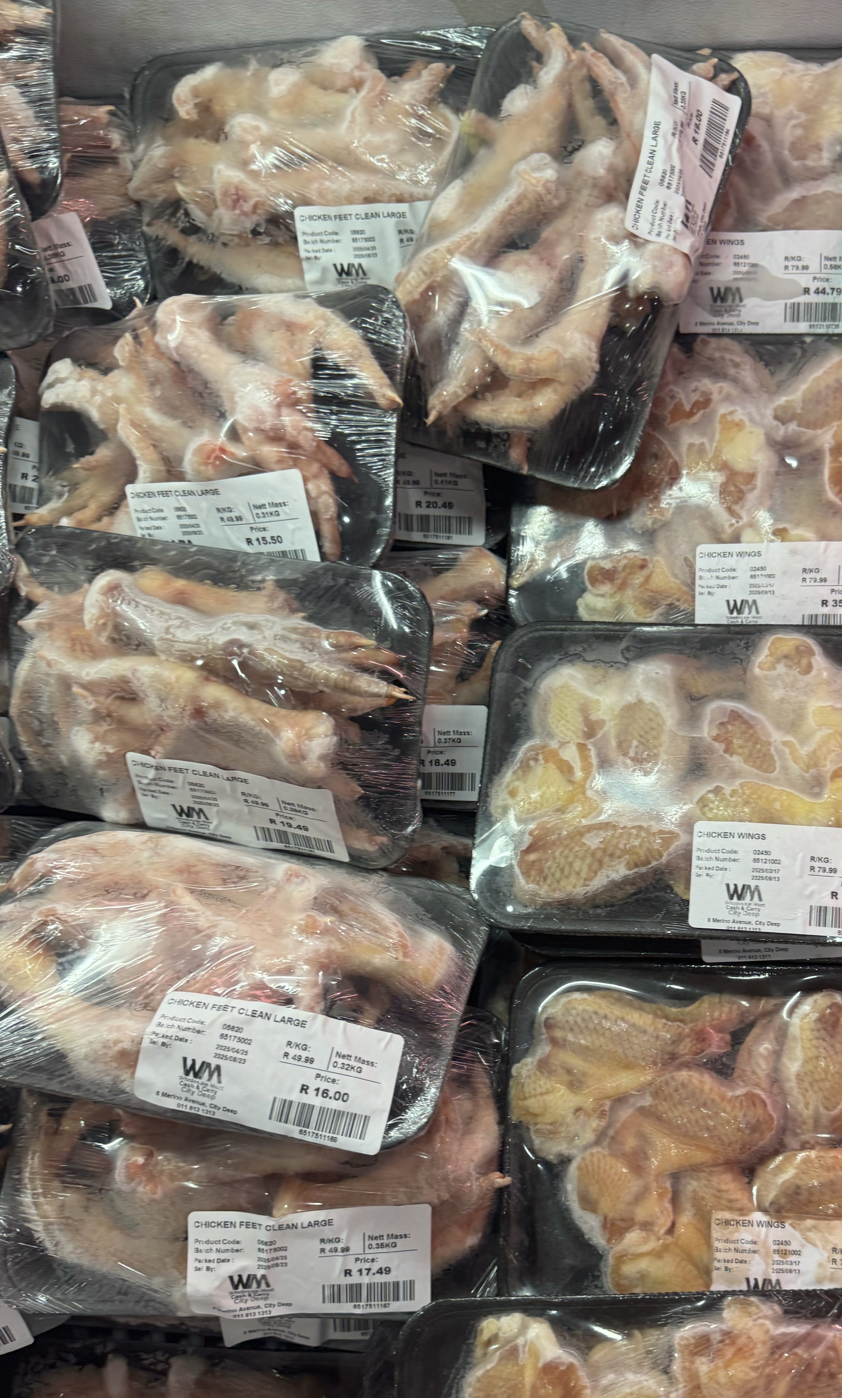 Frozen Chicken Feet